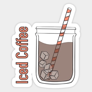 Iced Coffee Sticker